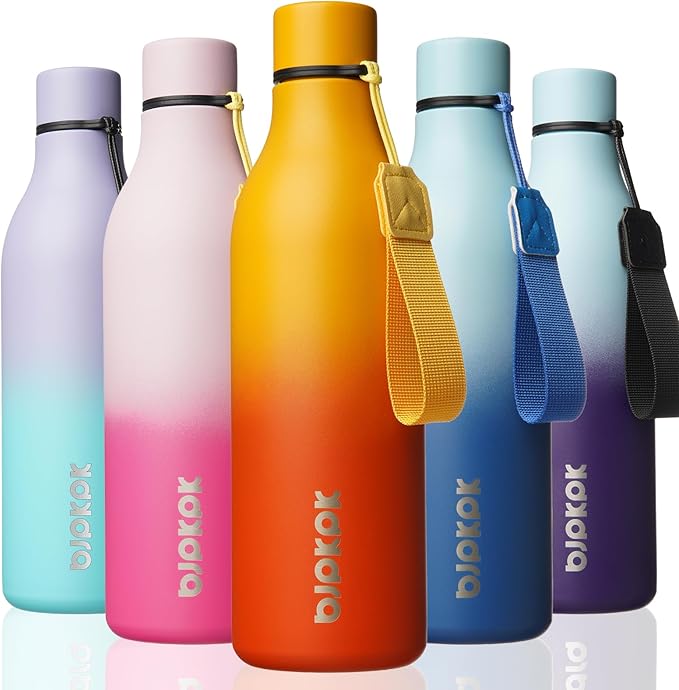 BJPKPK Insulated Water Bottles, 25 oz Stainless Steel Metal Water Bottle by BJPKPK
