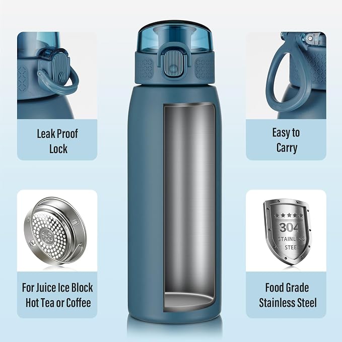 Insulated Water Bottle 18 oz - Image 4