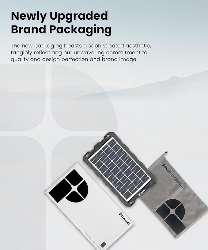 POWOXI Upgraded 7.5W-Solar-Battery-Trickle-Charger-Maintainer-12V Portable - Image 6