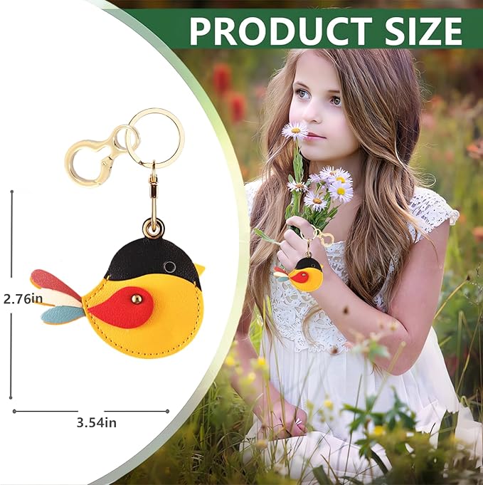 BORKUANA Leather Keychain Holder Case Compatible - Image 2