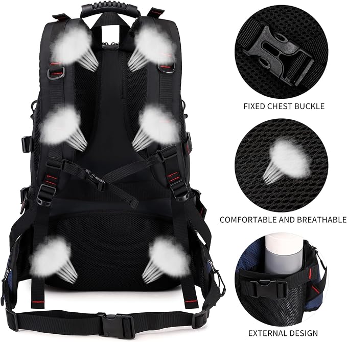 Nerlion 40L Hiking Backpack Travel Backpack - Image 7