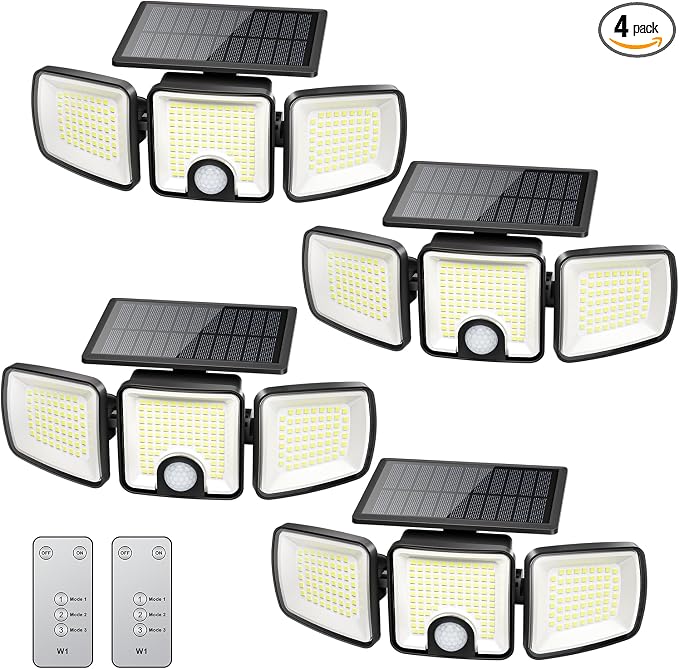 Brightown 4 Pack Solar Outdoor Lights by Brightown