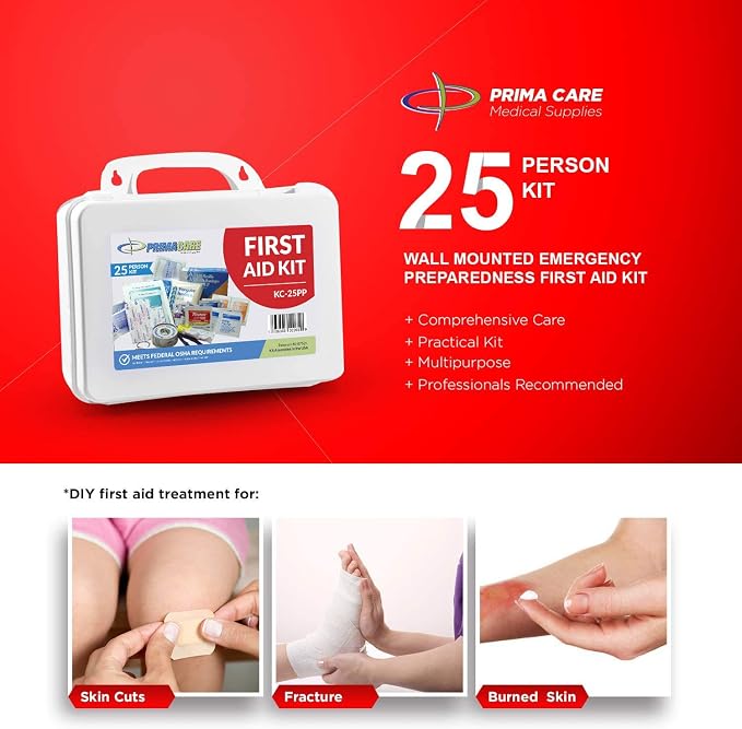 Primacare KC-25PP 25 Person Compact First Aid Kit - Image 4
