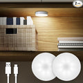DAZZY DOT Rechargeable Puck Lights 2 Pack, Dimmable Touch Light Stick on by DAZZYDOT