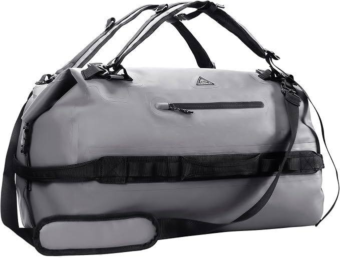 Haimont Large Waterproof Duffel Backpack Roll-Top Heavy Duty Dry Duffle Bag by Haimont