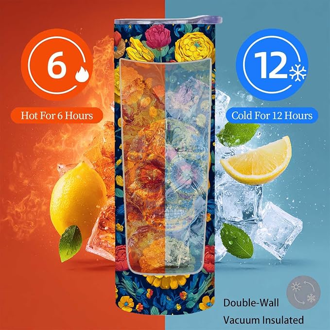 Firmiso 20 oz Tumbler | Insulated Skinny Travel Mug - Image 4