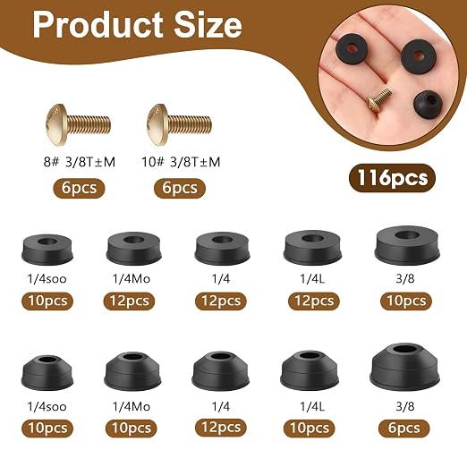 Rubber Washers Repair Kit - Image 2