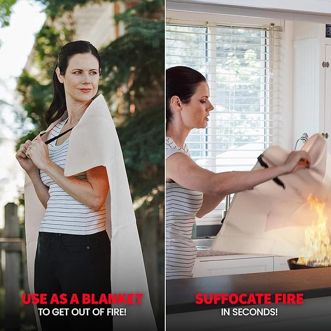 Prepared Hero Emergency Fire Blanket - Image 8