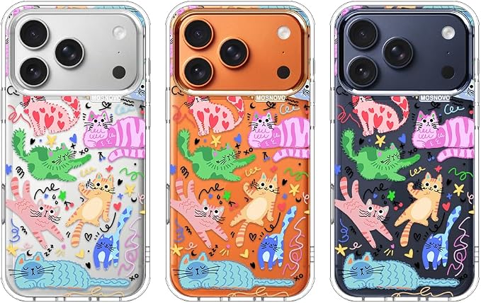 MOSNOVO for iPhone 17 Pro Case, Shockproof Military-Grade Protection 6.6ft Drop - Image 3