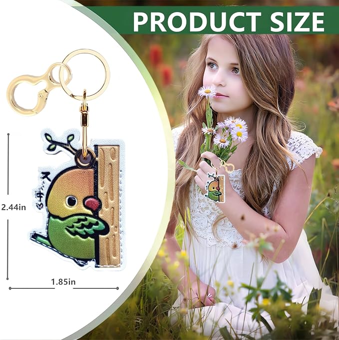 Leather Keychain Holder Case Compatible - Image 2
