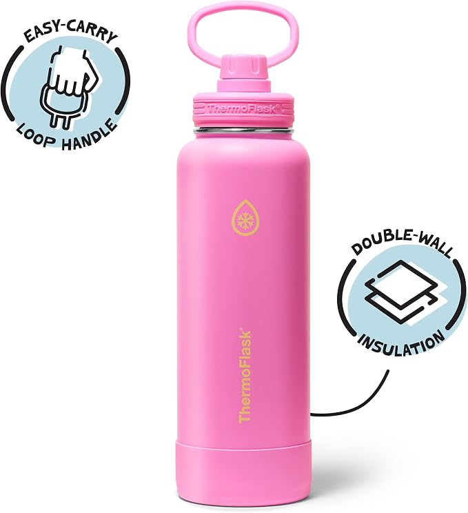 ThermoFlask 40 oz Double Wall Vacuum Insulated Stainless Steel Water Bottle - Image 2