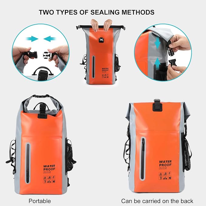 Waterproof Backpack, Waterproof Backpack That Can Float, Suitable - Image 5