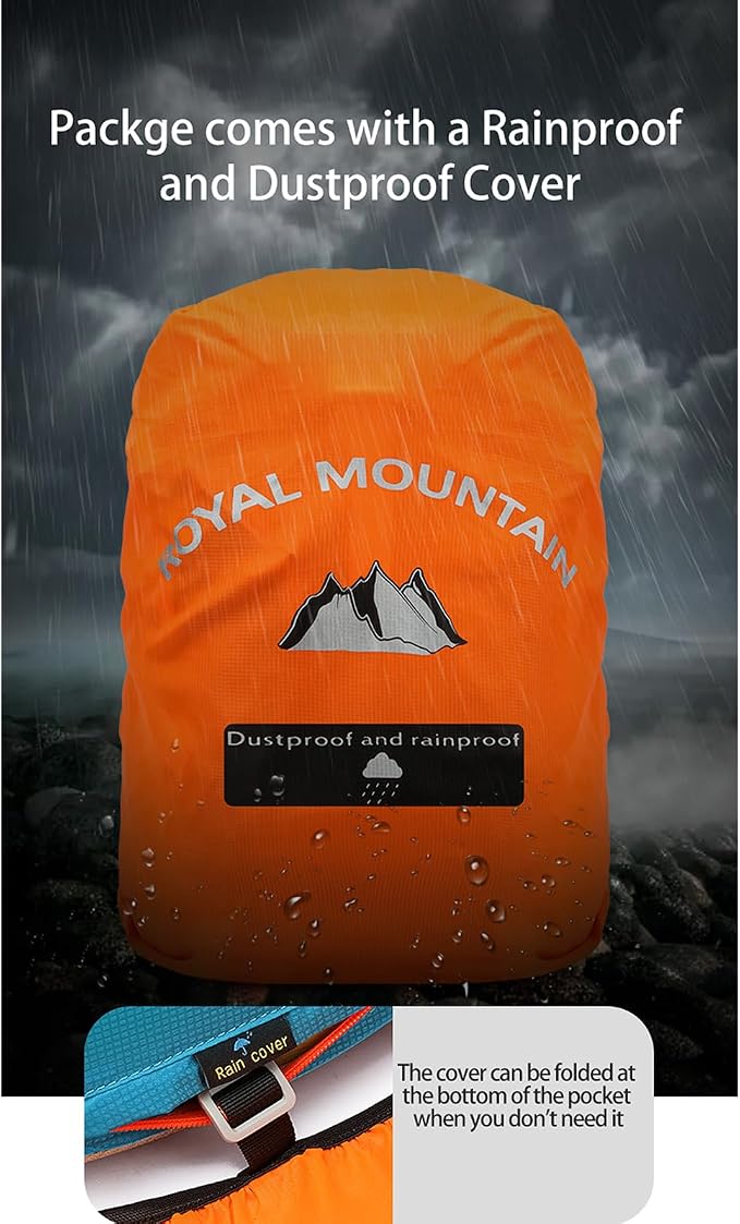 Hiking Backpack 30L Foldable Travel Daypack - Image 6