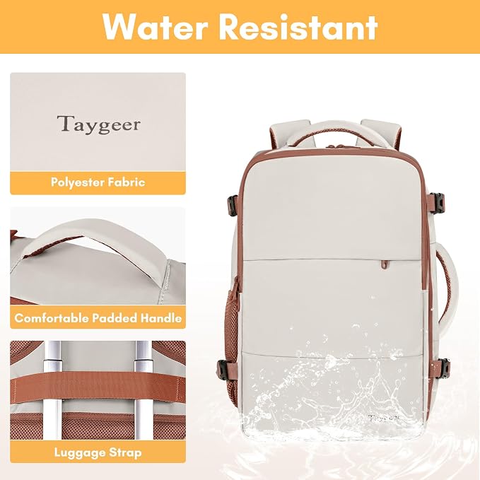 Taygeer Backpack for Women, College Backpack - Image 7