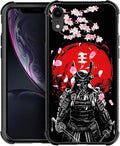 for iPhone XR Case, Sakura Japanese Samurai Pattern Graphic Design Girl Boy by FKBRCL4U