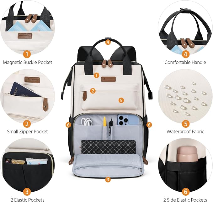 Maelstrom Laptop Backpack, Travel Backpack Gift - Image 2