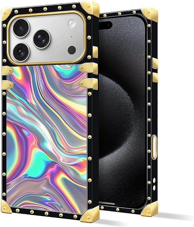 for iPhone 17 Pro Case Luxury Golden Decoration - Image 2
