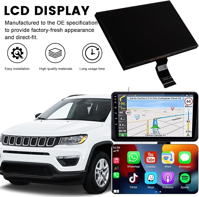 7" Uconnect Touch Screen Display Compatible - Image 5