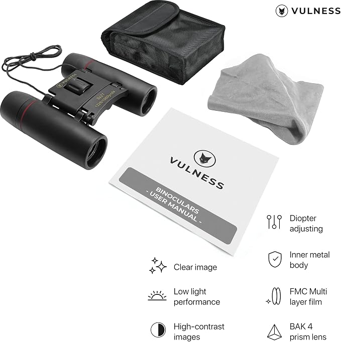 Binoculars for Adults | Compact Small Mini Travel Binocular for Bird Watching - Image 5