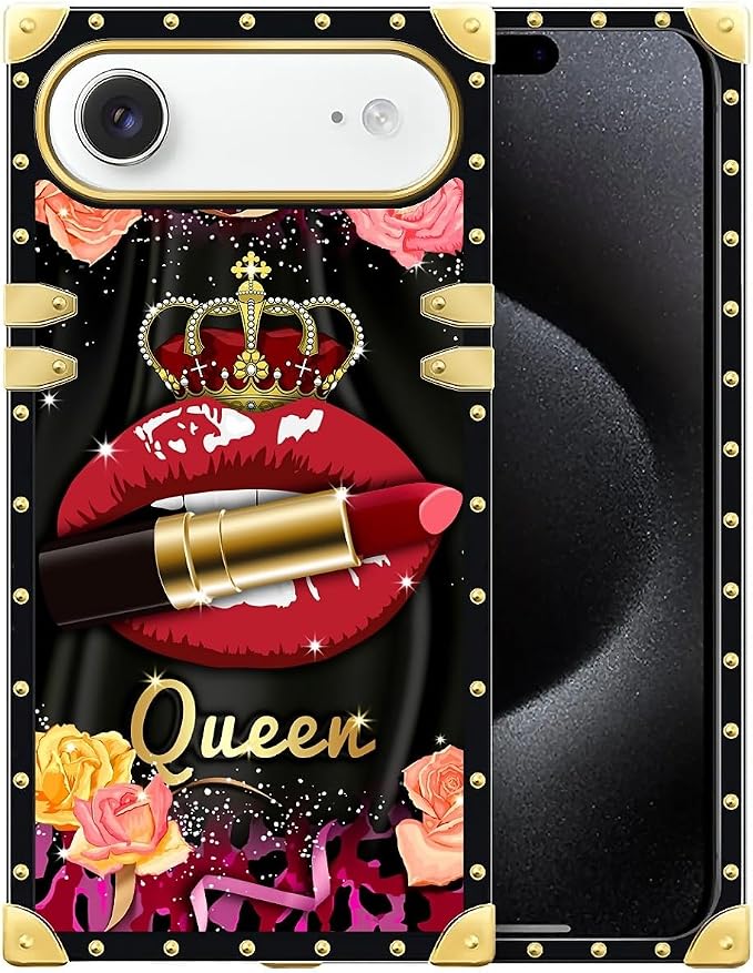 for iPhone 17 Air Case Luxury Golden Decoration by Unknown