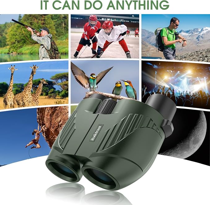20X25 Compact Binoculars for Adults, Large Eyepiece Waterproof Binocular - Image 7