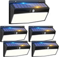 5 Pack 368 LED Solar Lights Outdoor Motion Sensor, Solar Fence Light by Peasur