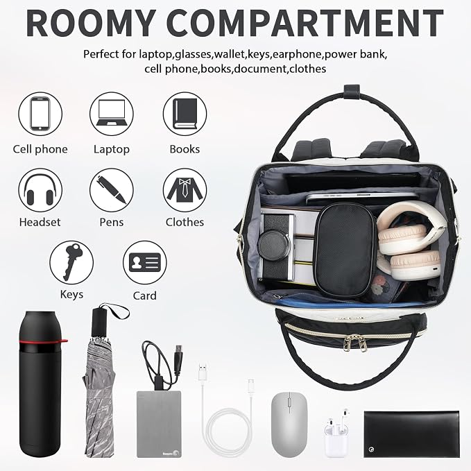 VANKEAN 17 Inch Laptop Backpack - Image 4