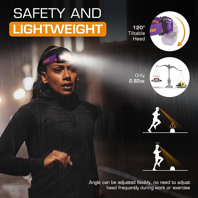 EverBrite Rechargeable Headlamp, 2 Pack Kids & Adult Headlamp - Image 8