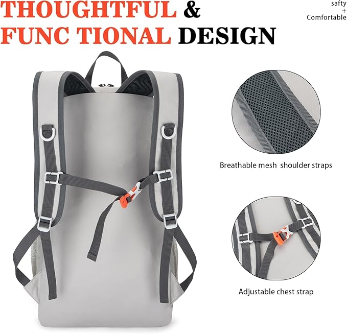 BAGPARKK Hiking Backpack, Large 35L Travel Backpacks - Image 4