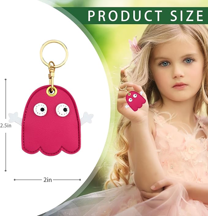 Leather Keychain Case Holder Compatible - Image 2