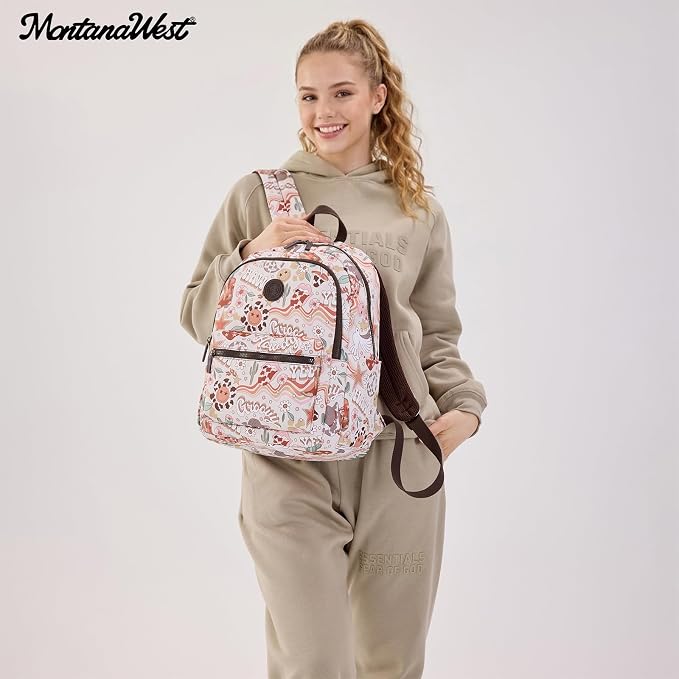 Montana West Backpack for Women Western Travel Backpack Purse Casual Daypack - Image 3