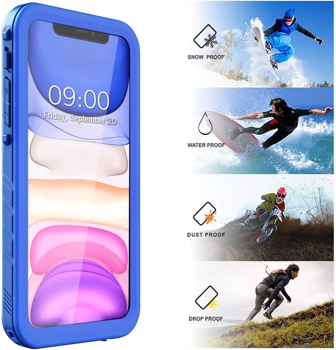 SPORTLINK Waterproof Case for iPhone 11, Full Body Heavy Duty Protection Full - Image 3
