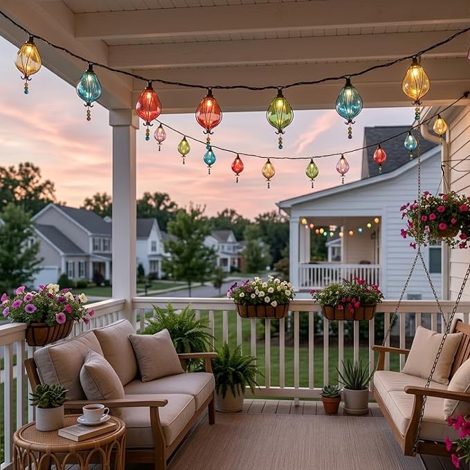Vigdur Multicolor Outdoor String Lights - Image 6