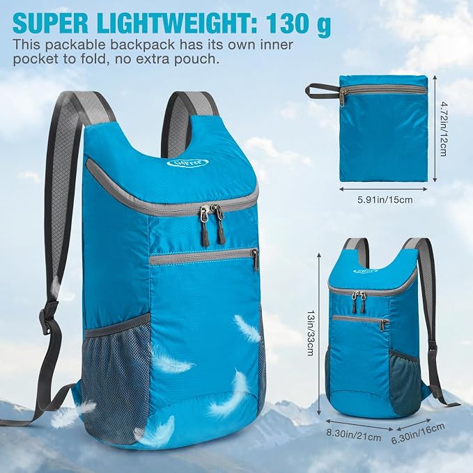 G4Free Lightweight Packable Hiking Backpack - Image 4