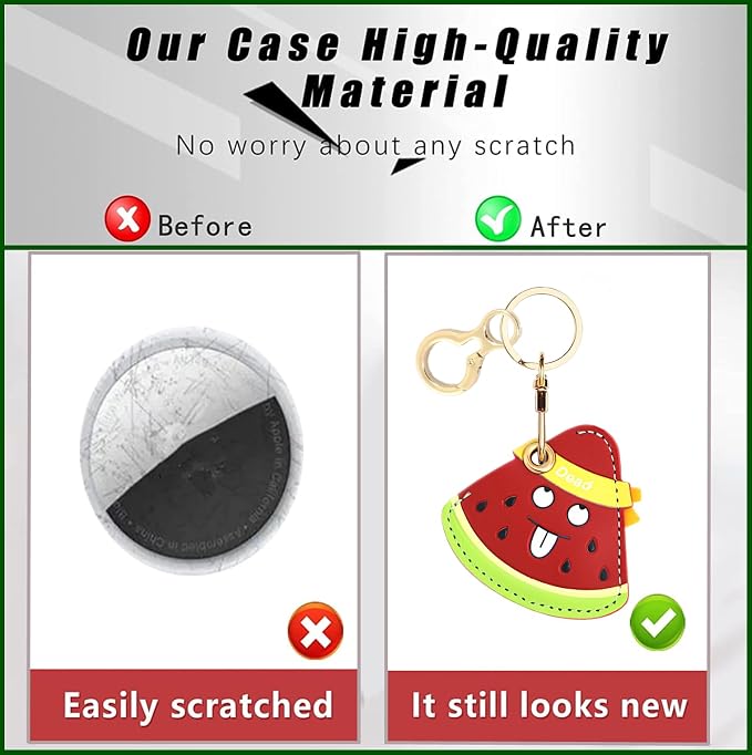 Leather Keychain Holder Case Compatible - Image 3