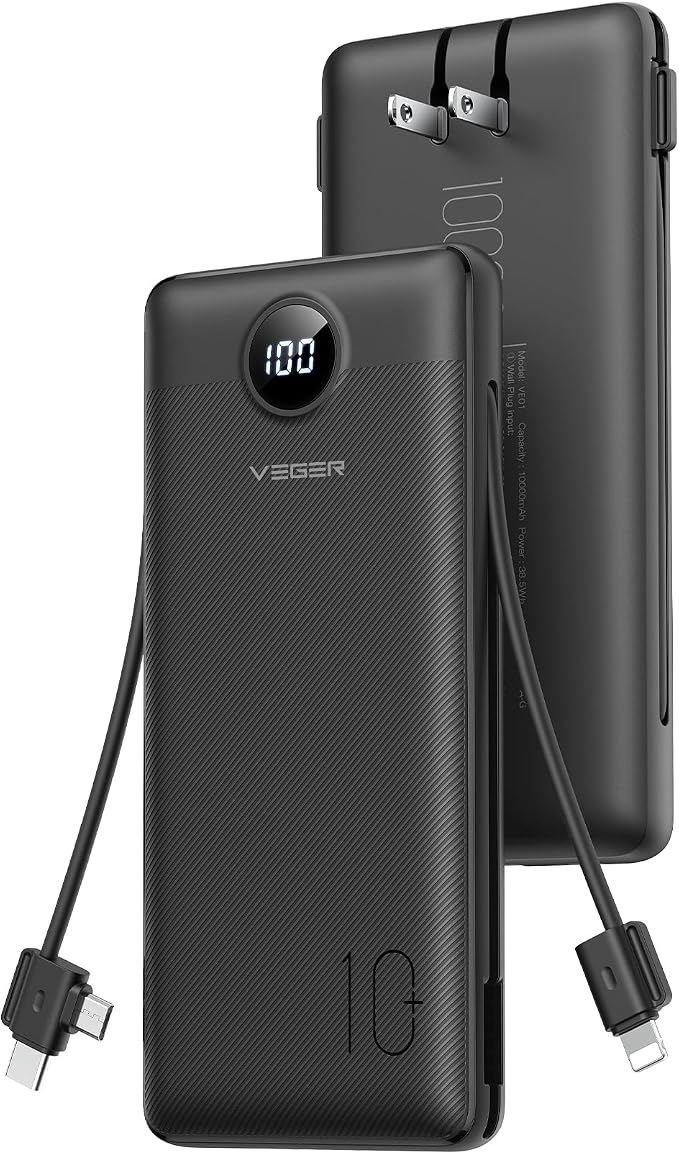 VEGER All in One Travel Portable Charger by VEGER