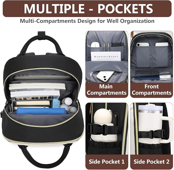 Laptop Backpack for Women Travel Backpacks - Image 6