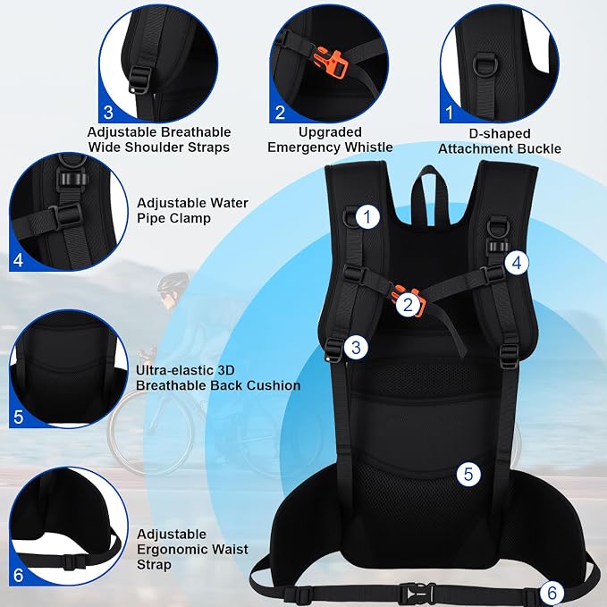Insulated Hydration Backpack - 18L Leak-Proof Hiking Daypack - Image 3