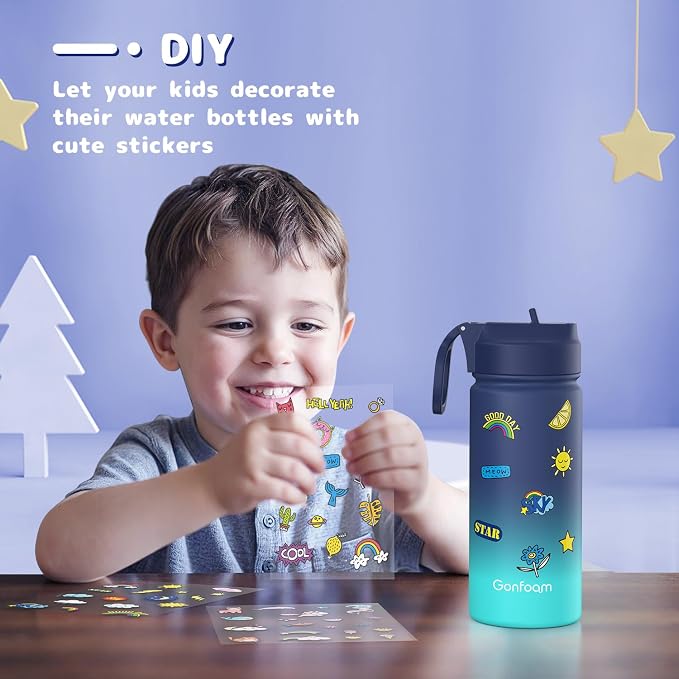 Kids Water Bottle, 16oz Water Bottles Kids - Image 5