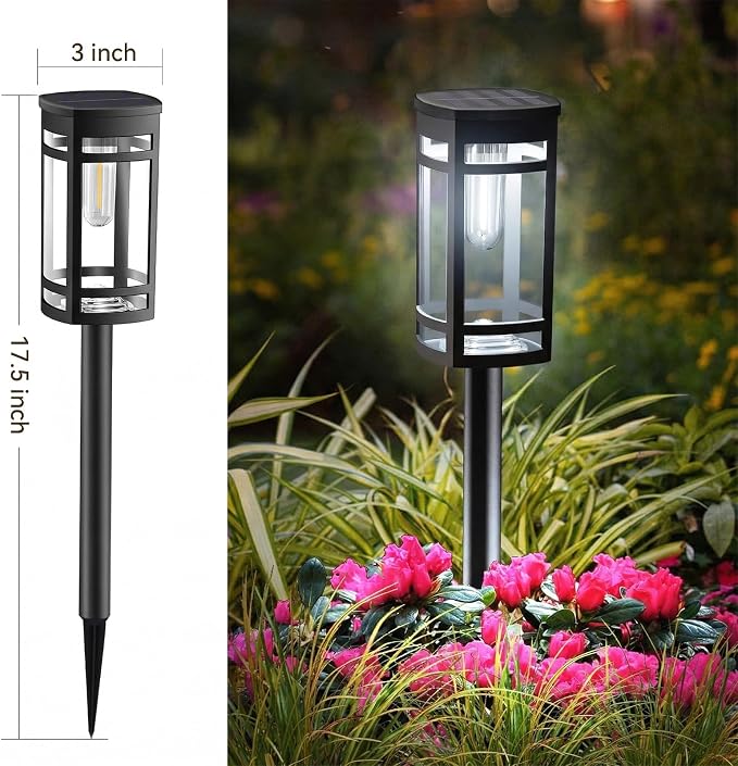 EXCMARK 8 Pack Solar Lights Outdoor Waterproof - Image 2