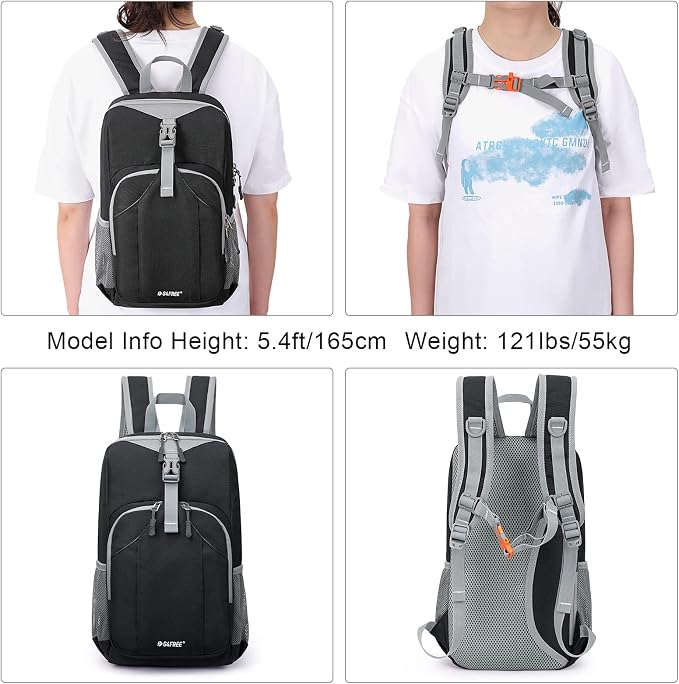 G4Free Mini 10L Hiking Daypack Small Hiking Backpack Cycling Compact Shoulder - Image 3
