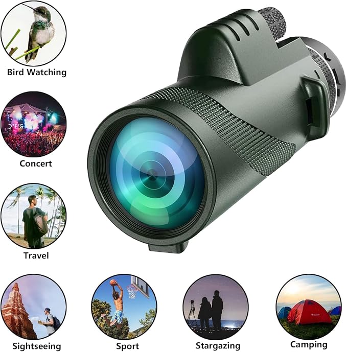 Monocular-Telescope 80x100 High Powered Monoculars High Definition - Image 3