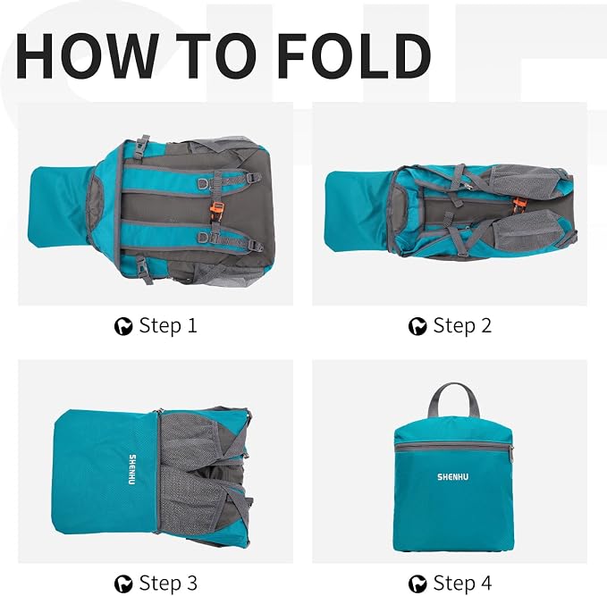 40L Hiking Backpack Lightweight Daypack Waterproof Travel Camping Backpack - Image 5