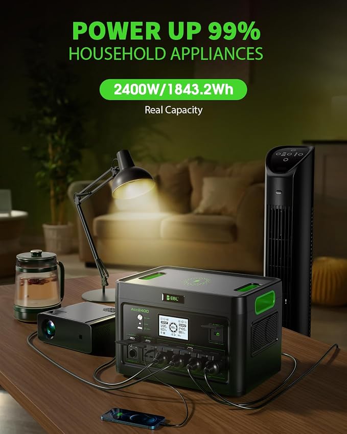 EBL 2400W Portable Power Station - Image 7