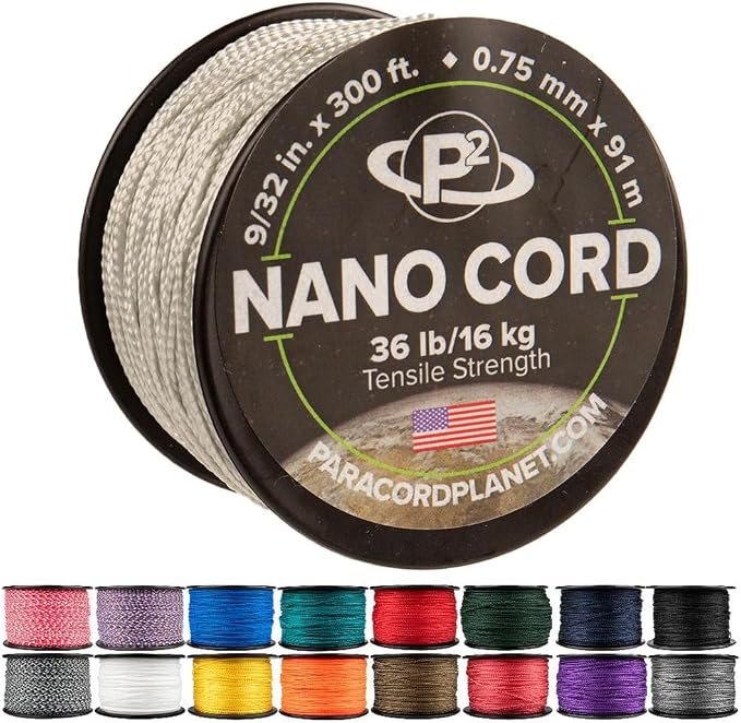 Paracord Planet Nano Cord –Lightweight Nylon Nano Paracord – Great by ParacordPlanet