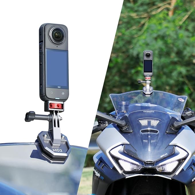 SEASKY M02 Motorcycle Windscreen Clamp Mount Motorbike Accessories by SEASKY