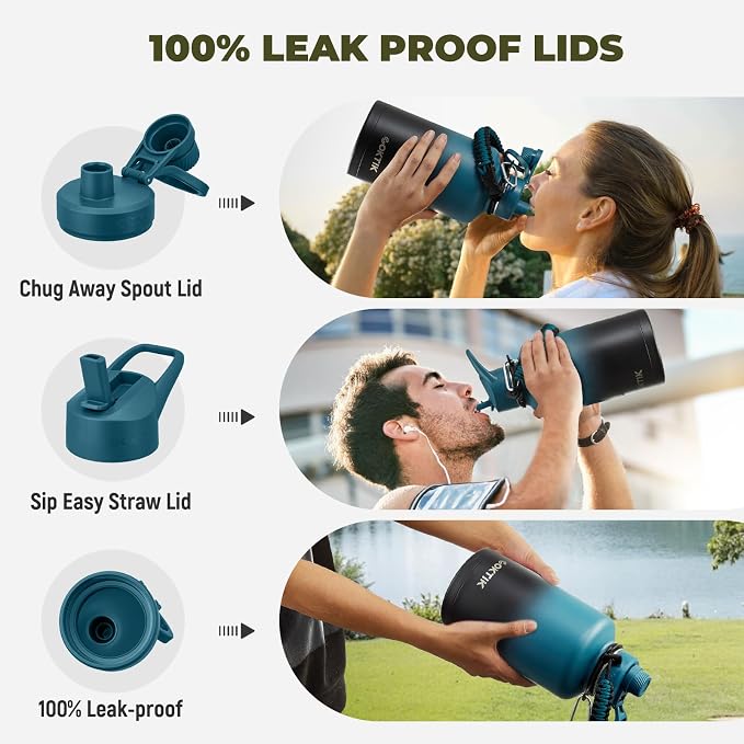 COKTIK 64oz Insulated Water Bottle - Image 6