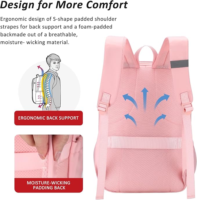 MAXTOP Deep Storage Laptop Backpack Business Anti-theft Backpacks College - Image 4