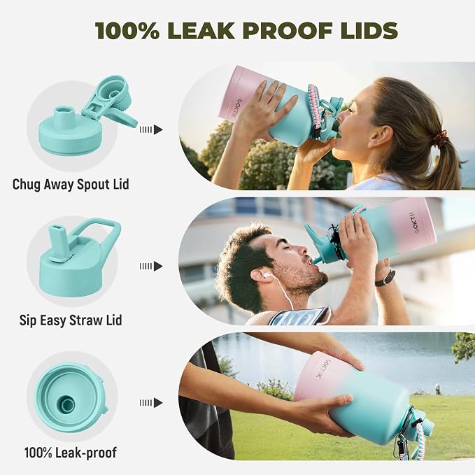 COKTIK 84oz Insulated Water Bottle - Image 6