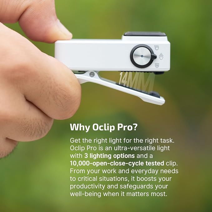 OLIGHT Oclip Pro EDC Flashlight Clip-on Light, Rechargeable 500 Lumens - Image 6